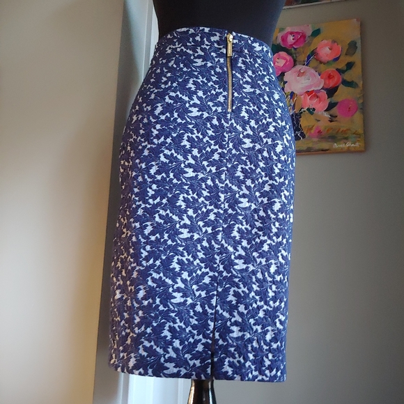 Michael - Michael Kors Brocade Pencil Skirt Women's Size Medium - Picture 4 of 11